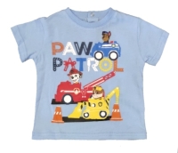 Baby T-Shirt für Jungen mit Rubble, Marshal und Chase in blau | PAW Patrol